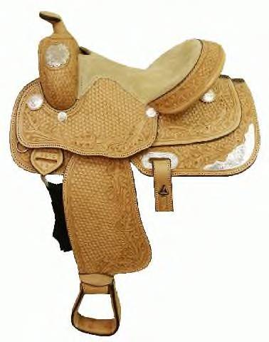 tooled saddle